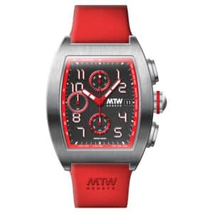 mt1 r steel red dial