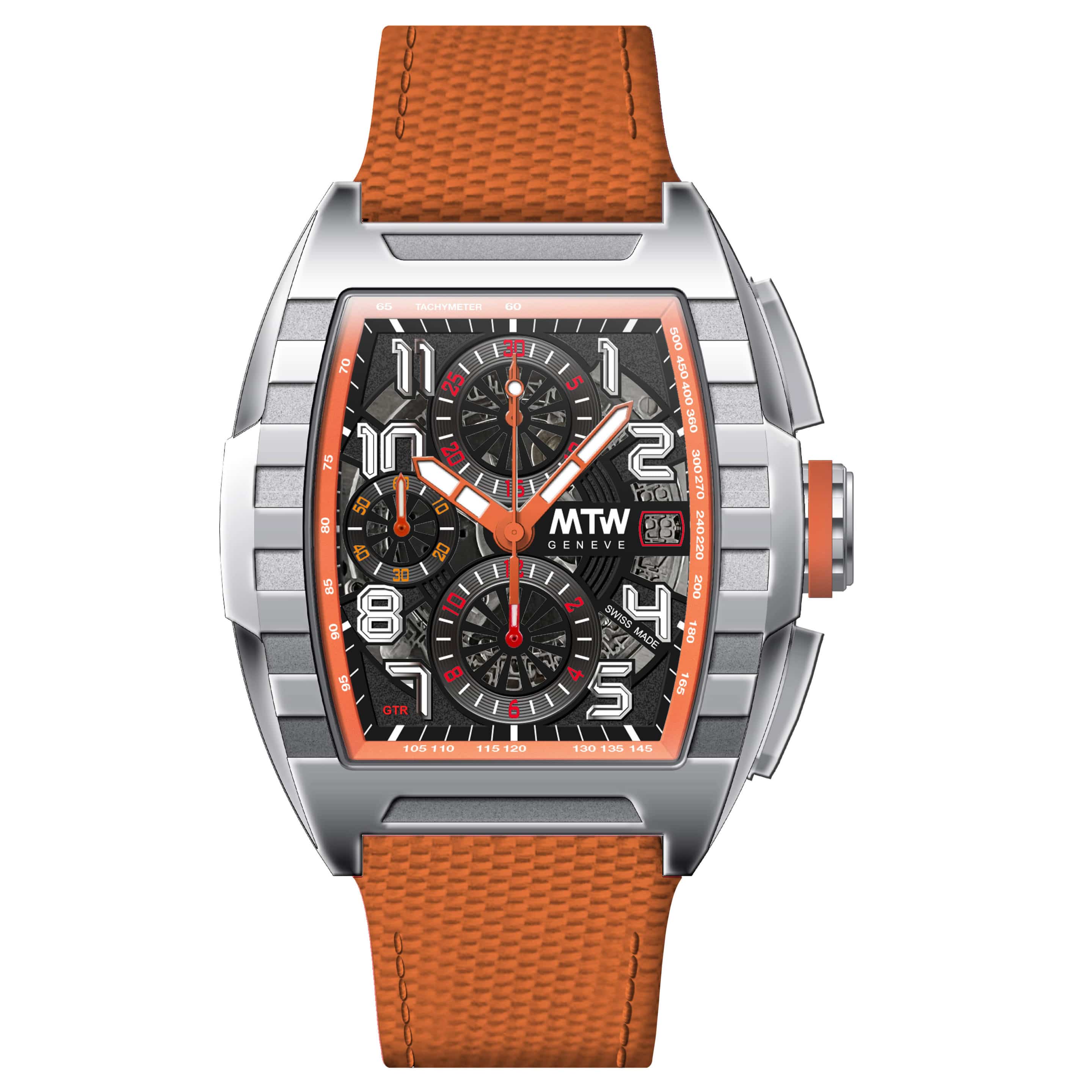 MT1 GTR EVO-2 RACING ORANGE - MTW Ginevra Swiss-made